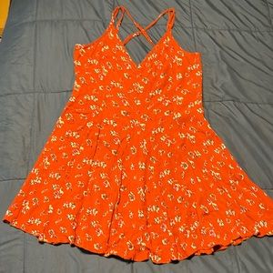 NWT American Eagle Outfitters strappy red dress